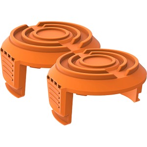 Capuchons de bobine Worx WA0217.2, orange, pour coupe-bordures et débroussailleuses.