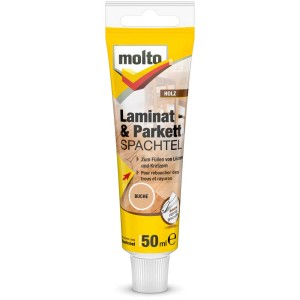 Molto Laminat- und Parkettspachtel Buche, 50ml Tube zum Ausbessern von Schäden.
