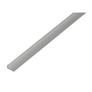 Profilé de finition en aluminium argenté en forme de L, 10x14x1000 mm.