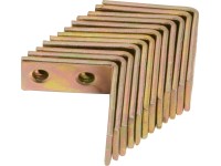 Stuhlwinkel verzinkt Gelb (HxBxT) 30 x 30 x 14 mm / 12 Stk. Stuhlwinkel verzinkt Gelb (HxBxT) 30 x 30 x 14 mm / 12 Stk.