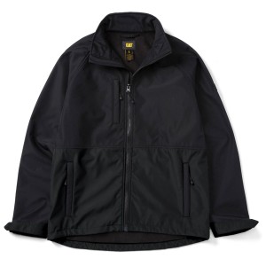 Schwarze Cat® Softshelljacke Ripstop Gr. S für Herren aus der Kategorie Arbeitskleidung.