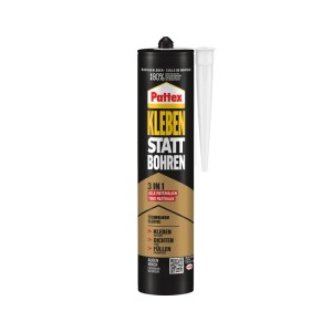 Pattex Montagekleber Kleben Statt Bohren, cartouche blanche avec embout