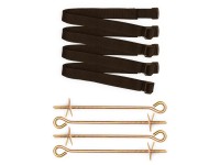 TP Toys Verankerungskit Genius Metall Silber 4 Stk.