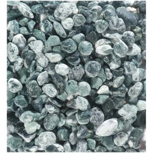 Gravier décoratif Alpi Verde, 10-30 mm, 10 kg. Idéal pour le jardin et l'aménagement paysager.