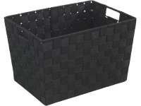 Wenko Aufbewahrungskorb Adria Kunststoff Schwarz Gr. M Wenko Aufbewahrungskorb Adria Kunststoff Schwarz Gr. M