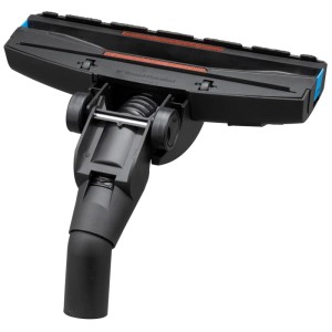 Brosse de sol universelle noire Trisa Ø 35 mm pour aspirateurs, adaptée aux sols durs et aux moquettes.