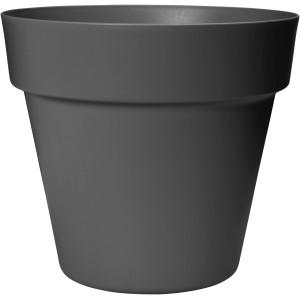 Pot de fleurs Florus Paris anthracite, Ø 30 cm, en plastique recyclé.