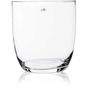 Vaso in vetro trasparente Sandra Rich XXL, Ø 37 cm, altezza 40 cm. Vaso decorativo per fiori e rami.