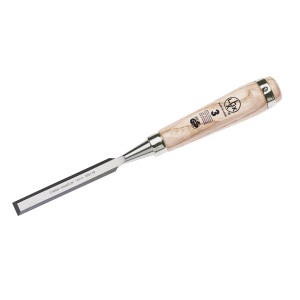 Ciseau à bois LUX Comfort 14 mm avec manche en hêtre.