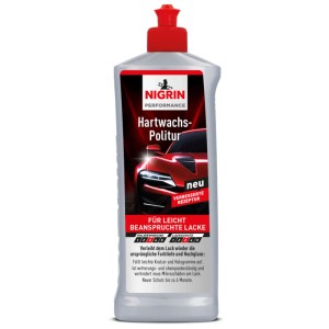 Nigrin Performance Polish Cire Dure 500ml pour l'entretien auto : Nettoie, polit et protège la peinture.
