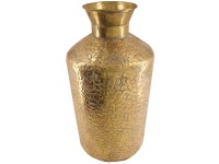 Metall-Vase Antik Gold Ø 28 cm / Höhe 46 cm