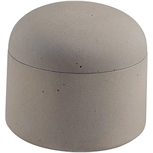 Spirella Box Gemma Earth in gres, parte della serie di accessori e cesti metallici.