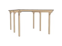 Weka Einzelcarport 606 / 300 x 500 cm