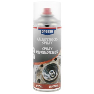 Presto Spray shock termico 400ml per riparazione vernice e carrozzeria, per allentare viti e prevenire danni da calore.