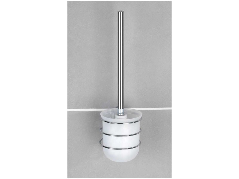 Wenko Portascopino WC Vacuum-Loc® Capri Bianco / Cromo lucido