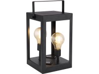 Globo LED-Solaraussenleuchte Doris Metall Schwarz 0,06 W / 3'000 K