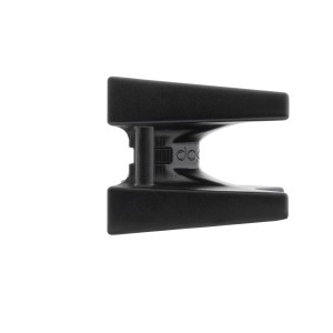 Support de parasol noir Doppler Table-Fix pour fixation au pied de table.