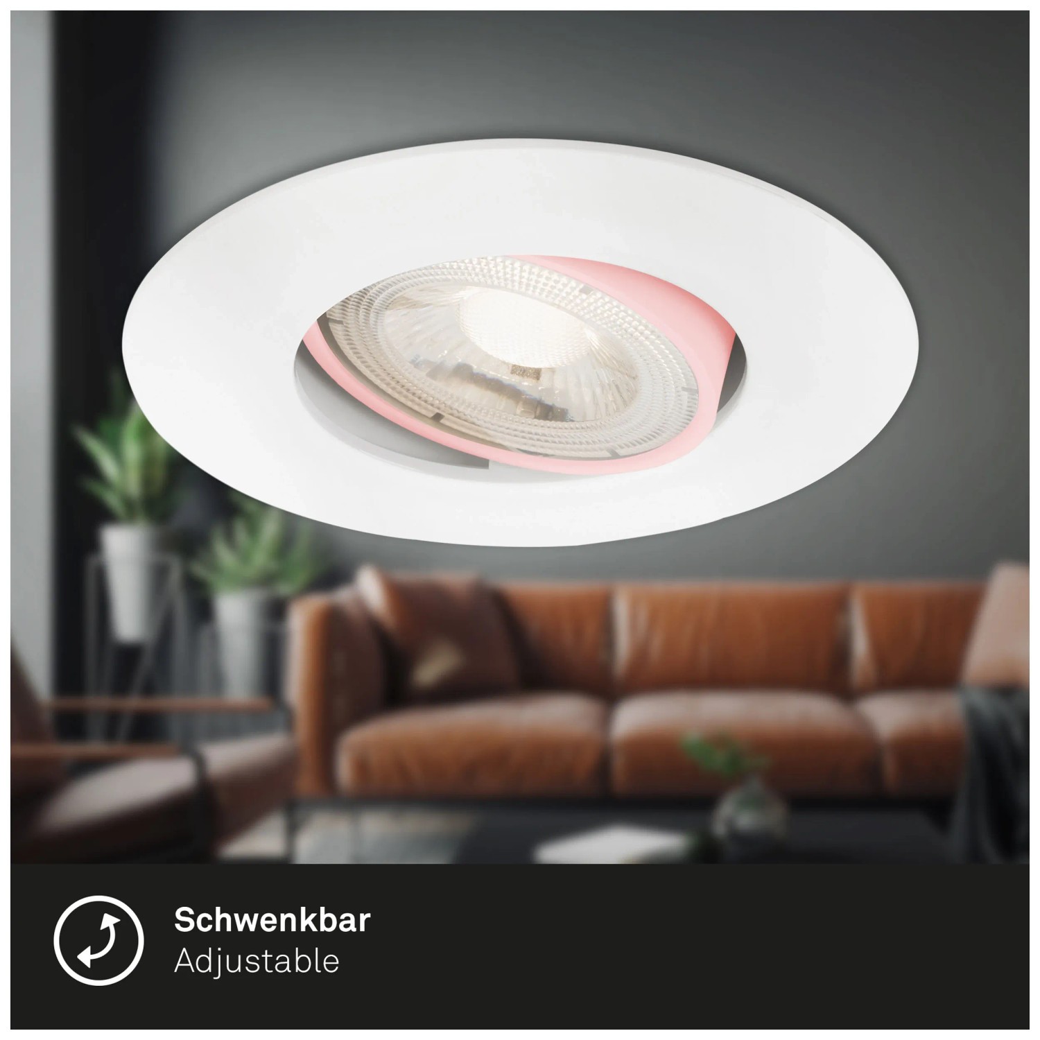 PILA LED Einbaudownlight – 22,5 Cm Durchmesser, 20 W, 2000 Lumen, Neutralweiß (4000 K), Nicht Dimmbar