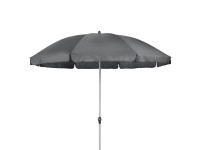 Doppler Parasol de marché avec ouverture manuelle Anthracite Ø 185 cm