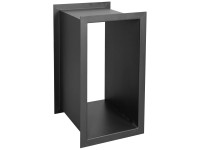 Nouvel Kaminholzregal Metall Anthrazit (HxBxT) 35 x 24,7 x 50,3 cm