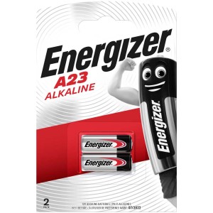 Energizer A23 batterie alcaline, 12V, confezione da 2. Celle speciali per vari dispositivi.
