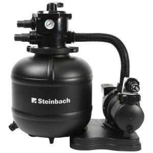 Système de filtration Steinbach Classic 400 noir pour piscines jusqu'à 33 000 l.