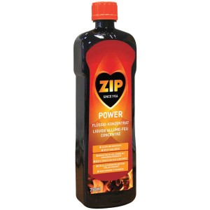 Zip Power Concentrato Liquido, 750ml accendifuoco per un'accensione sicura di griglie e fuochi.