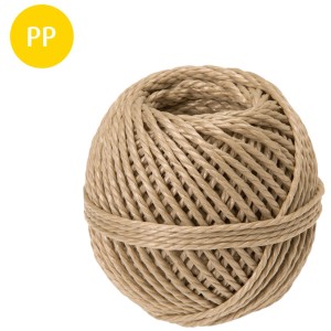 Spago in polipropilene Conacord, ritorto, Ø 2 mm, lunghezza 40 m, colore naturale.