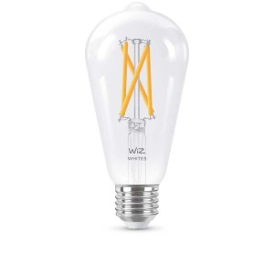 Philips Smart LED Edison Filament, chiara, dimmerabile, E27, 60W. Lampadina smart per luce accogliente.