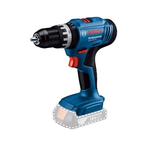Trapano avvitatore a percussione a batteria Bosch Professional GSB 18V-25 in blu, senza batteria.