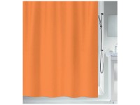 Spirella Textilduschvorhang Primo Orange 180 x 180 cm
