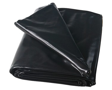 Heissner Bâche pour bassin PVC Noir Largeur 2 m / Long. 3 m / ép. 0,5 mm