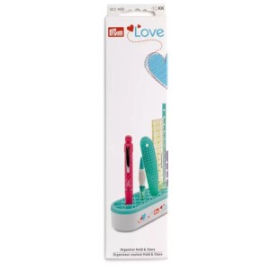 Prym Organizer Hold Store, turchese, in silicone per accessori da cucito come forbici e penne.
