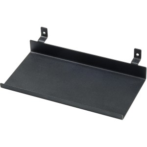 Mensola nera DenPanels (20 cm) per montaggio su pannelli acustici, viti incluse.