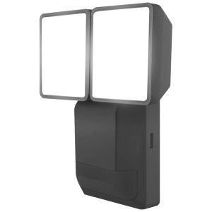 Faretto da esterno a LED Osram Endura, applique da esterno grigio scuro con sensore di movimento.