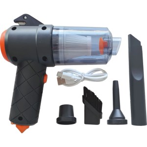 Aspirateur à main sans fil Starlyf Clean-All Vac avec accessoires, noir.