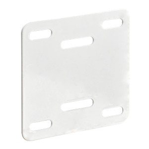 Piastra di riparazione Hettich, 60x60mm, bianca, per piastre di montaggio cerniere mobili con interasse fori 32mm.