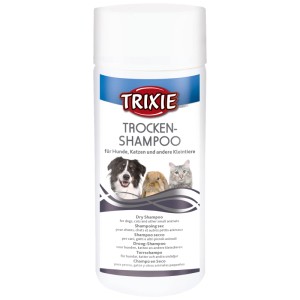 Trixie shampoo secco per cani, gatti e piccoli animali, flacone da 100g.