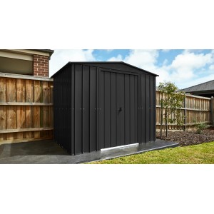 Abri de jardin en métal Globel Tower 86 anthracite, solution de rangement pour jardin.