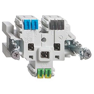 Insert de prise Feller EdizioDue, 1 voie T23, pour interrupteurs et boutons.