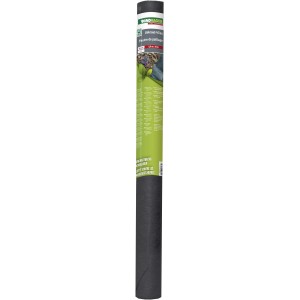 Rouleau de feutre anti-mauvaises herbes, 10 m x 0,9 m, 50 g/m², pour le contrôle des mauvaises herbes au jardin.