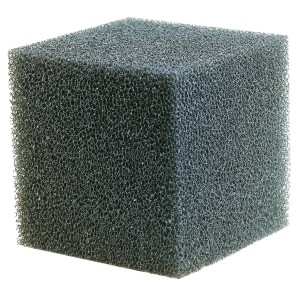 Cubo filtrante Heissner 20 cm, spugna filtrante a pori grossi per pompe per laghetti.