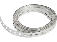 Lochband Verzinkt 17 mm x 5 m Silber