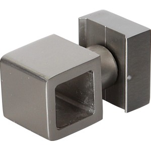 Aluminium Vierkantstabhalter für Treppen & Geländer, flexibel einstellbar.