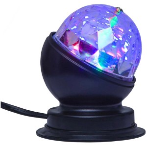 Lampe de table Star Trading Disco avec couleurs RGB pour ambiance festive en intérieur.