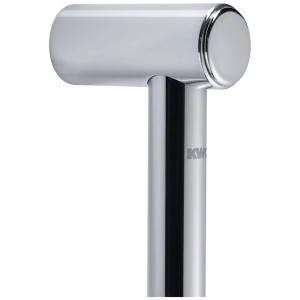 Barre de douche chromée KWC pour la douche.