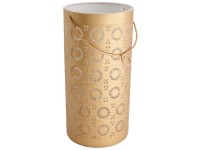 Metallaterne Gold Ø 17,5 cm / Höhe 32 cm