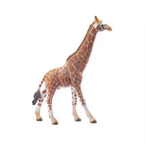Figurine détaillée de taureau girafe Schleich de l'univers Wild Life.