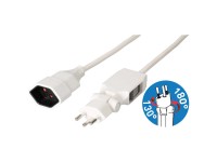 Max Hauri TD-Verlängerung ClipClap OCP T12 / T13 Weiss 3 m