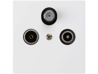 Hager Radio- / TV- / Satelliten-Stichdose Kallysto Weiss Hager Radio- / TV- / Satelliten-Stichdose Kallysto Weiss